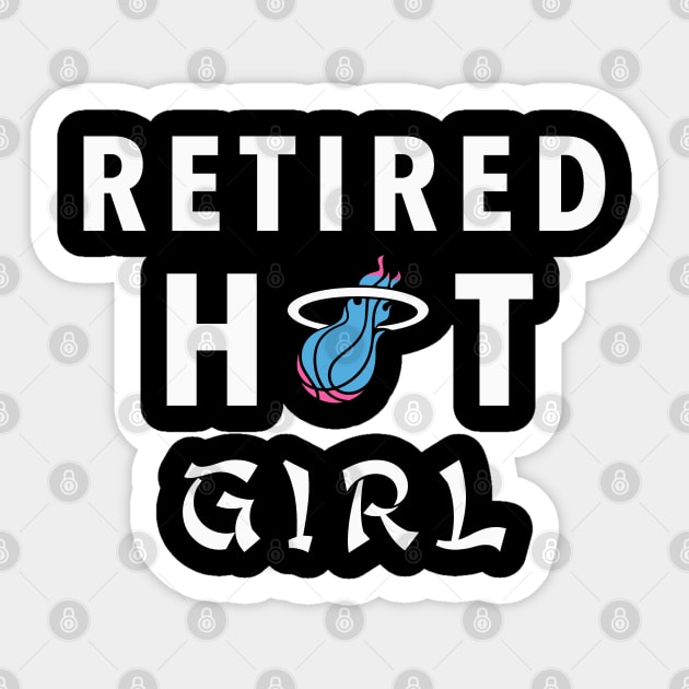 Retired Hot Girl Sticker by Vamp Pattern